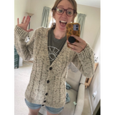 Ethan Adult Crochet Cardigan Pattern – Unisex XS-6XL | PDF Download | English Only